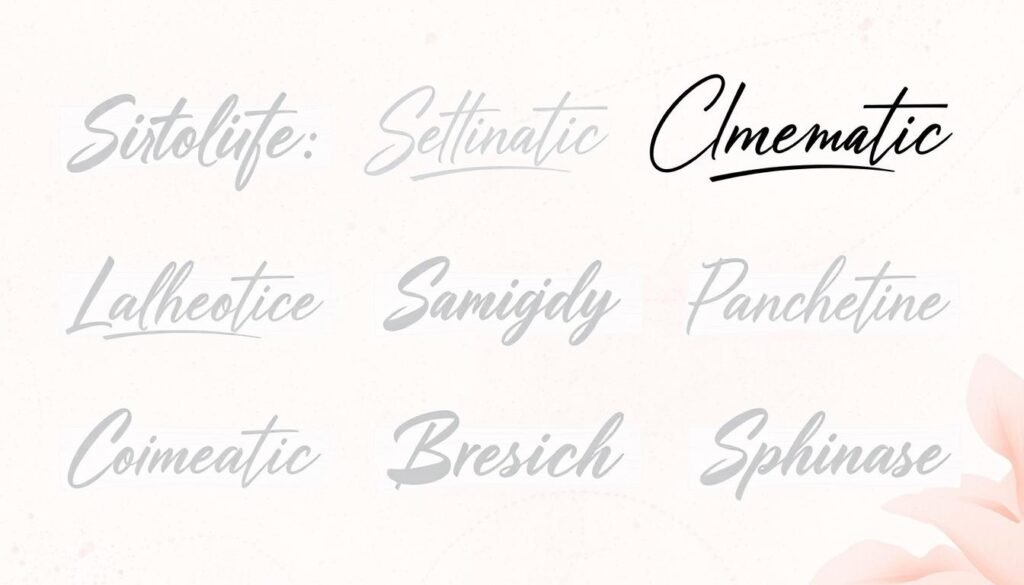 modern script fonts