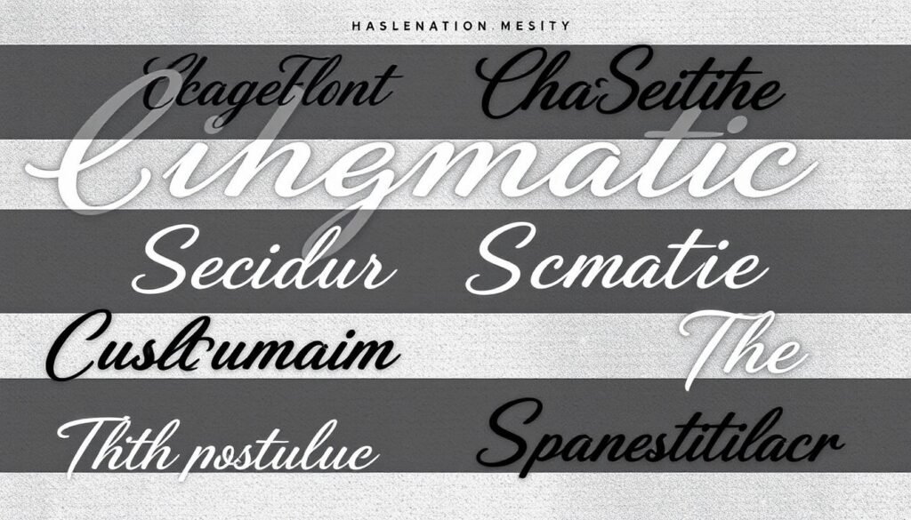 modern script fonts