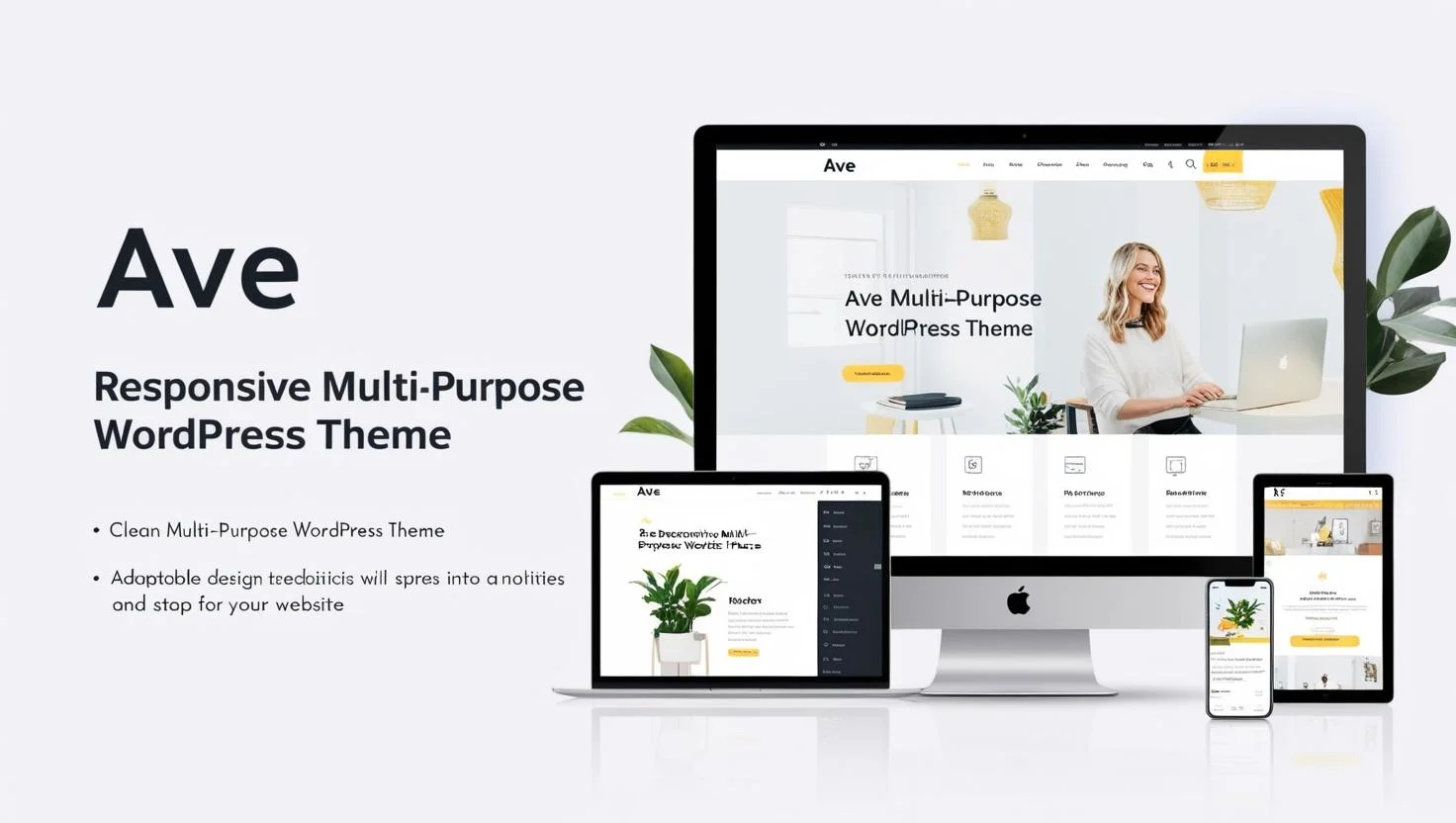 Ave - Responsive Multi-Purpose WordPress Theme free download