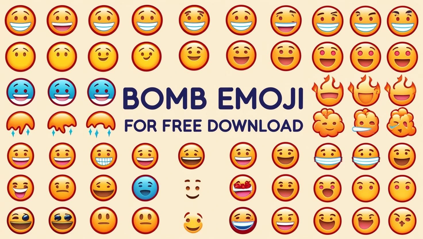 Bomb Emoji Graphics bundle free download