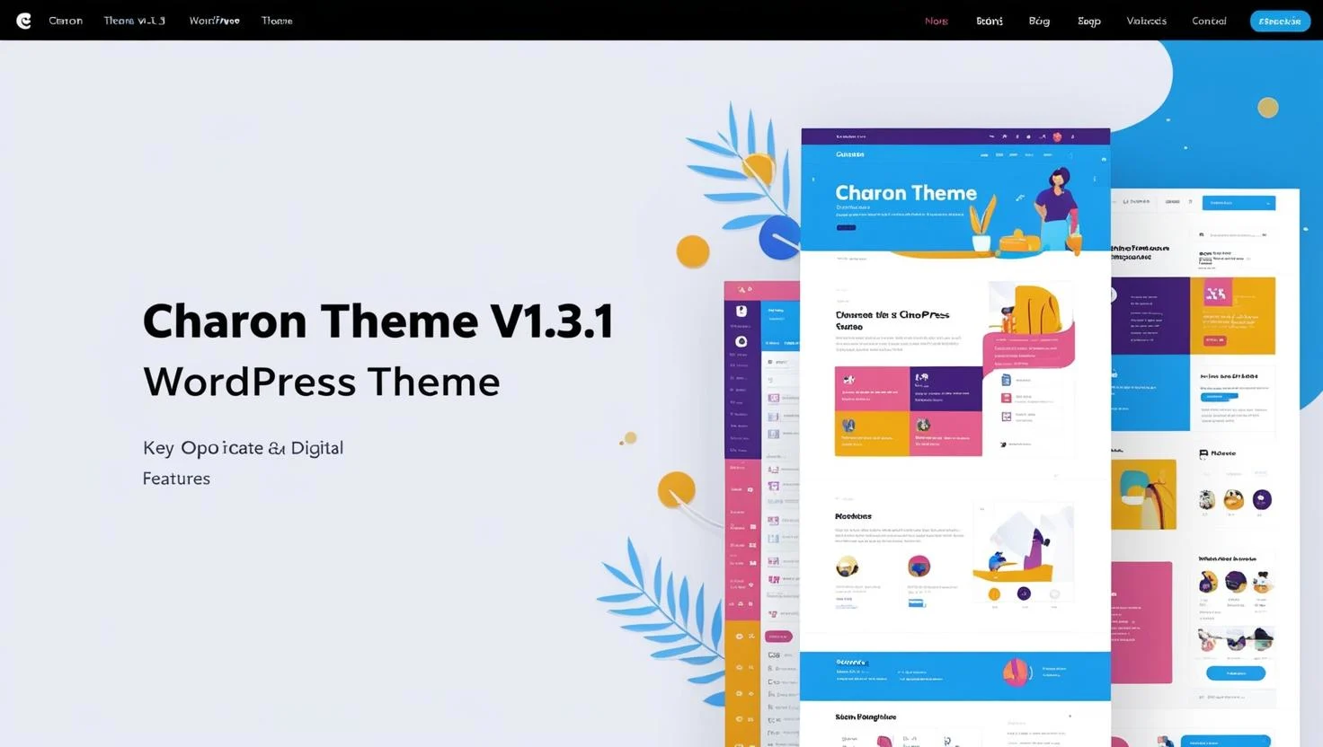 Charon Theme v1.3.1 wordpress theme free download