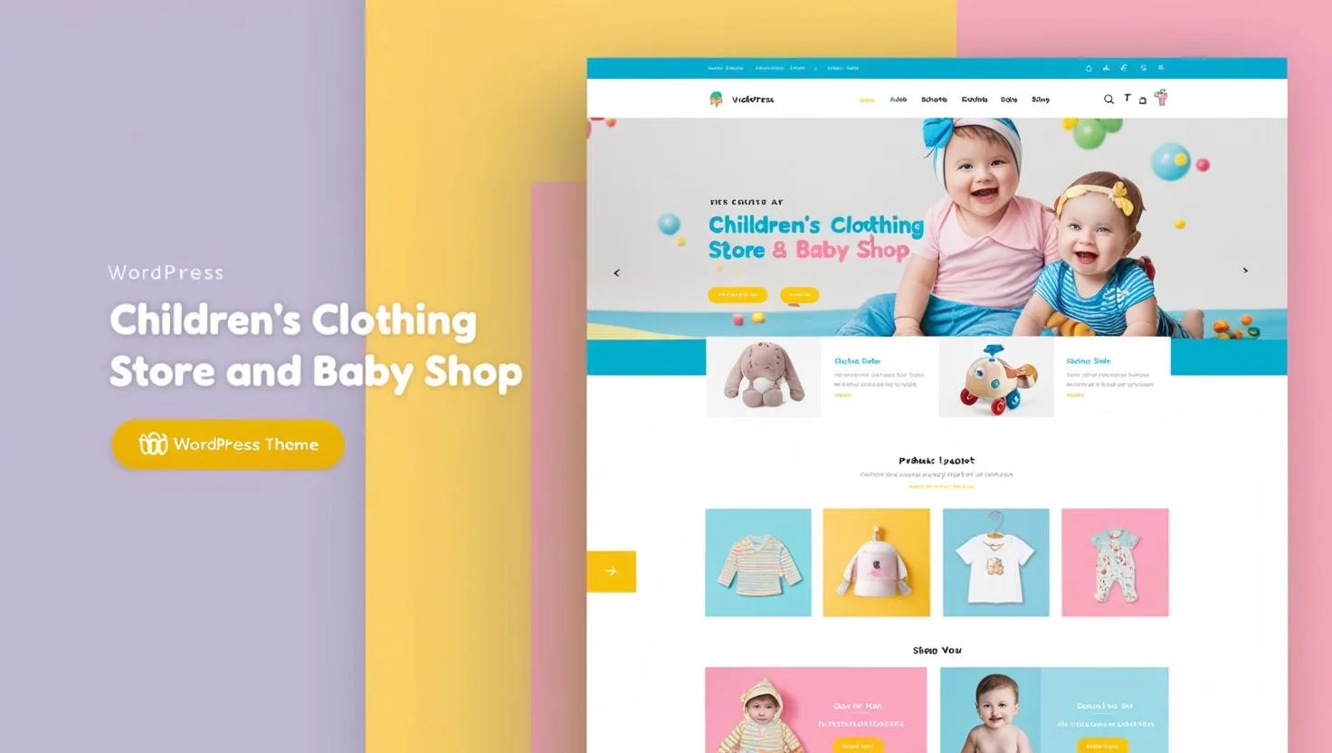 Cocco - Kids Store and Baby Shop Theme wordpress theme free download