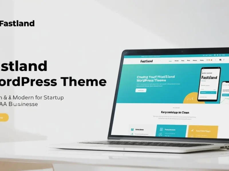 Fastland - Startup & SaaS WordPress Theme free download