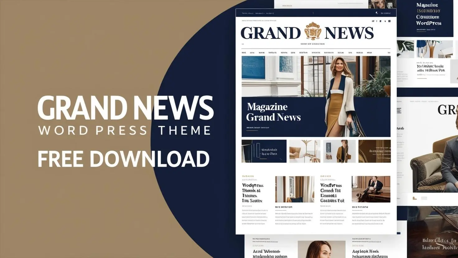 Grand News | Magazine Newspaper WordPress theme free download