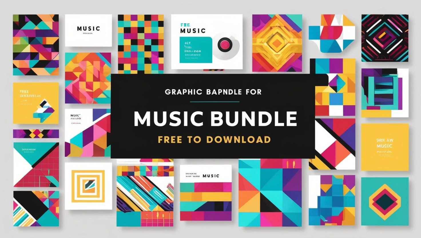 Music graphic bundle free download