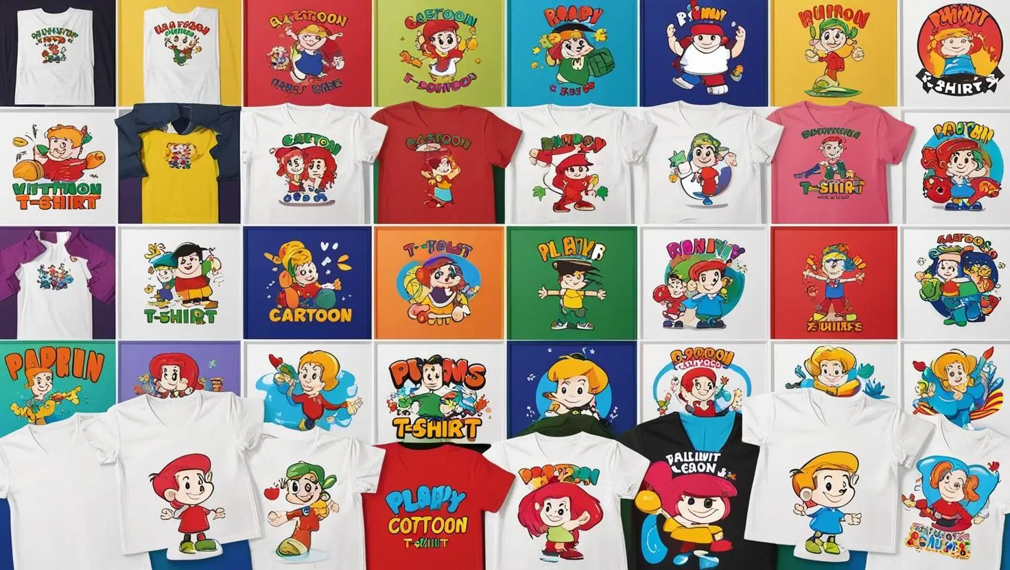 Pro Cartoon T-shirt Designs images free download