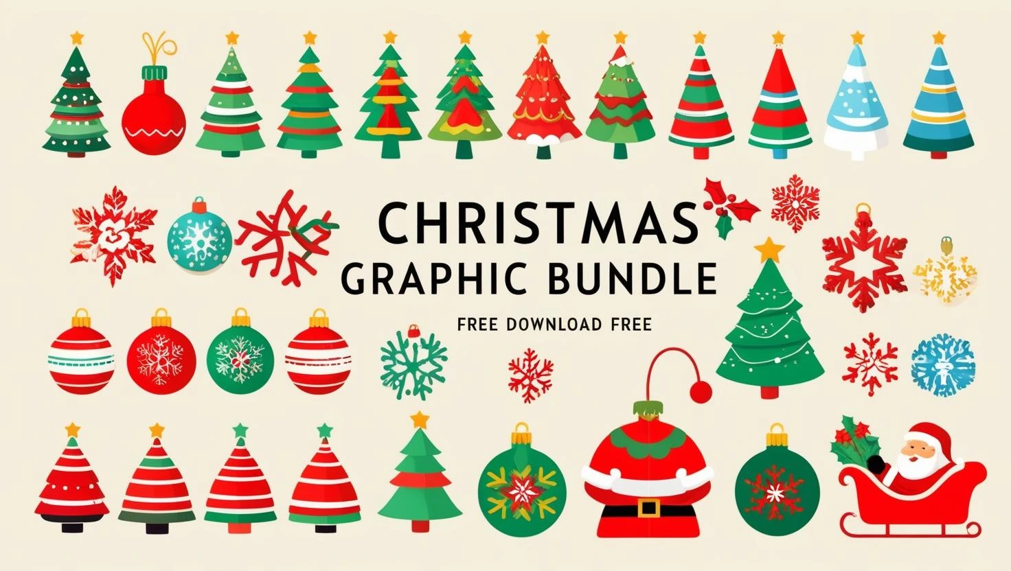 christmas graphic bundle free download