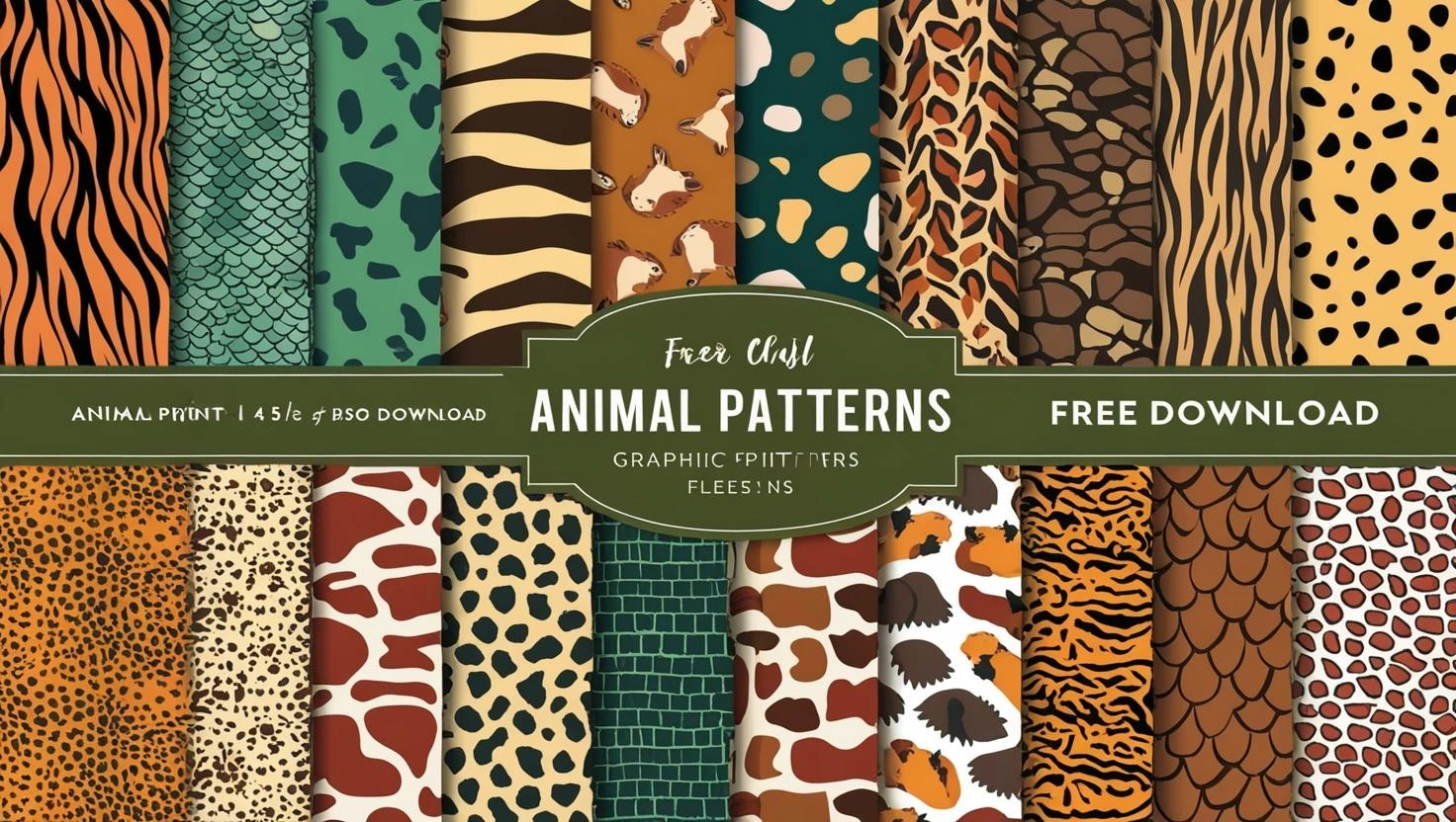 Animals Pattern graphic pack free download