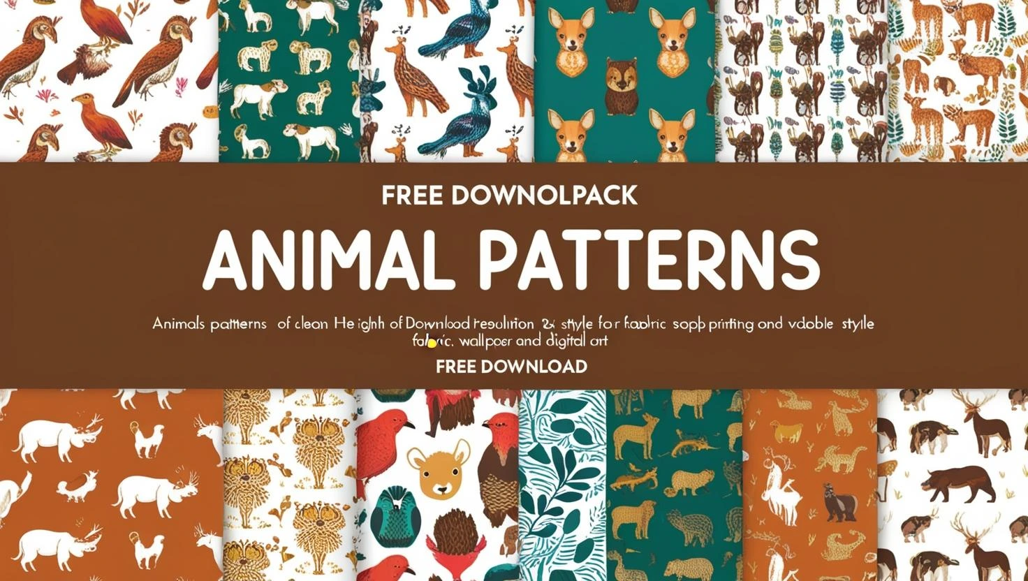 Animals Pattern graphic pack free download