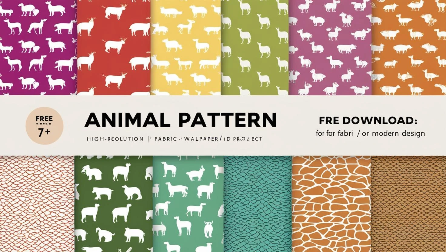 Animals Pattern graphic pack free download