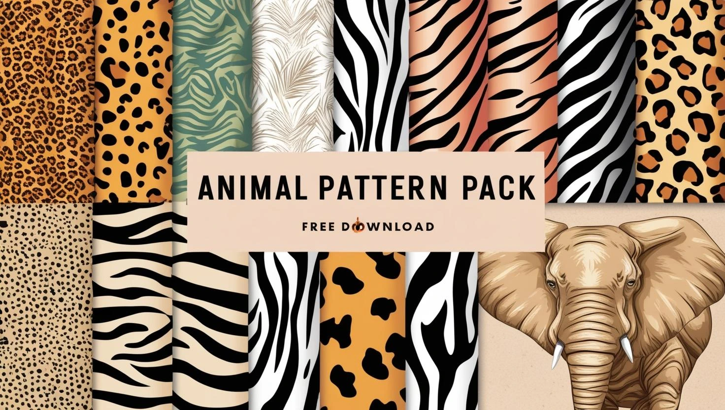 Animals Pattern graphic pack free download