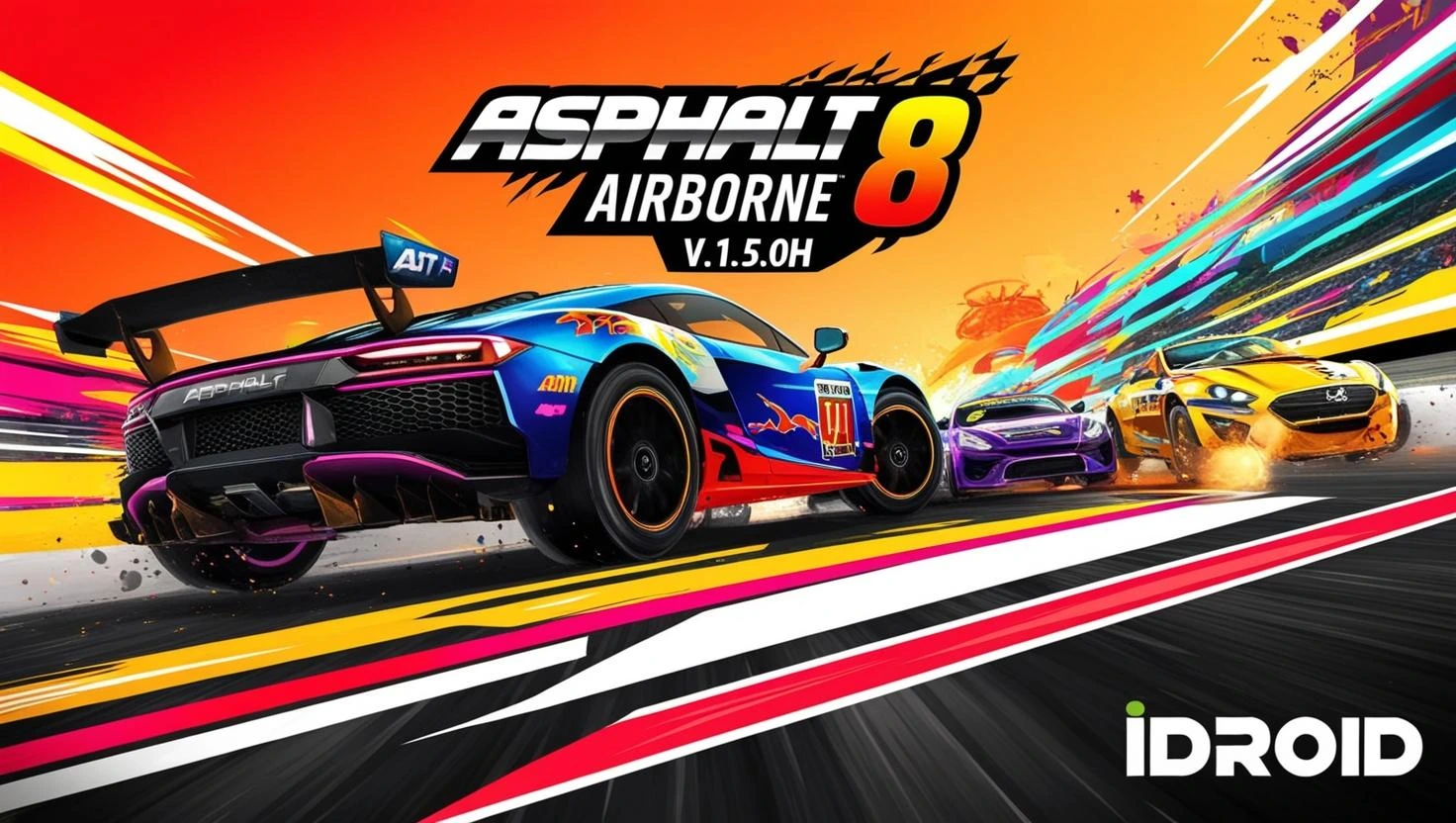 Asphalt 8 Airborne v1.5.0h Modded By iDroid.apk free download