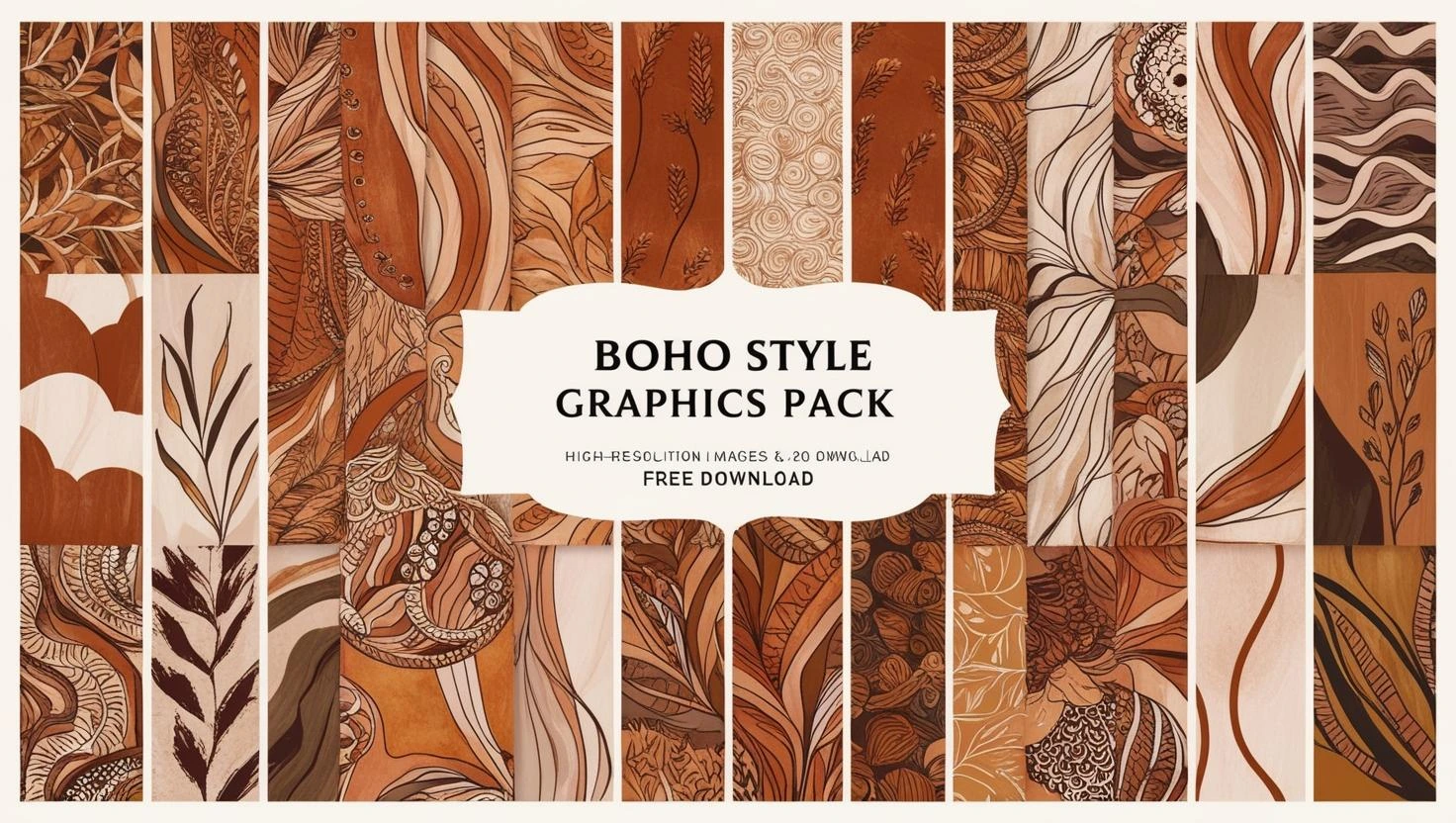 Boho graphics pack free download