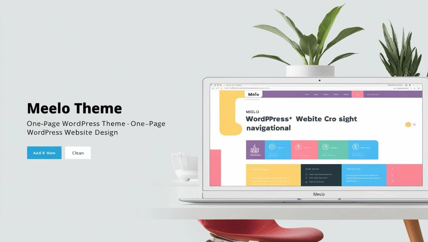 Meelo - Corporate One Page WordPress Theme free download