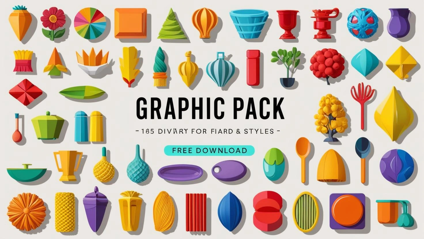 Objects graphic pack free download