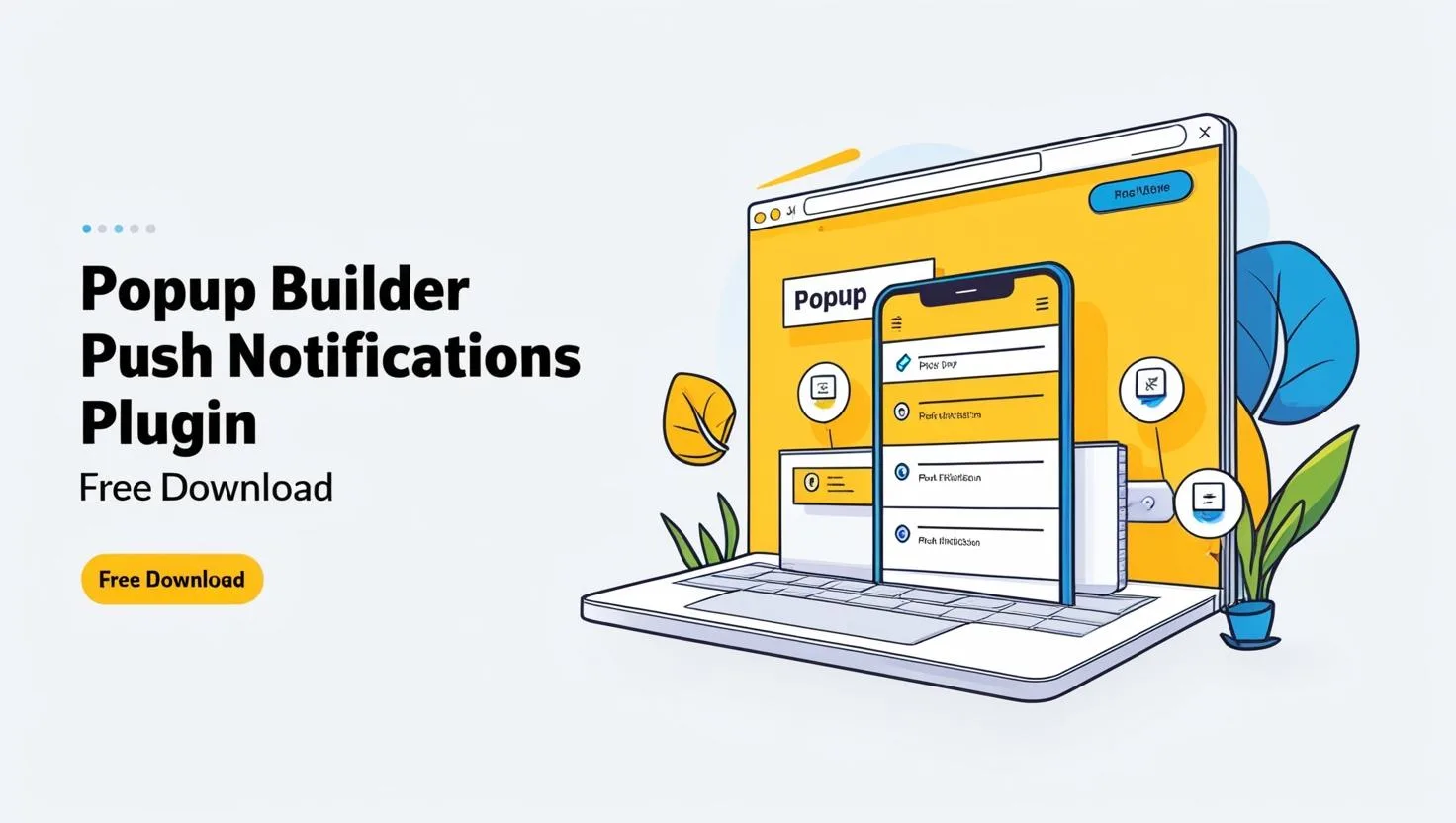 Popup Builder Push Notifications Plugin free download