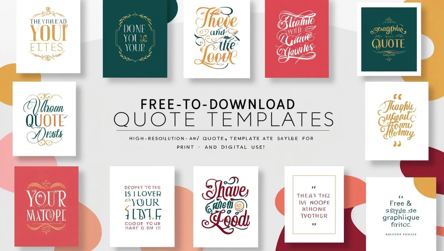 Quotes graphic bundle free download