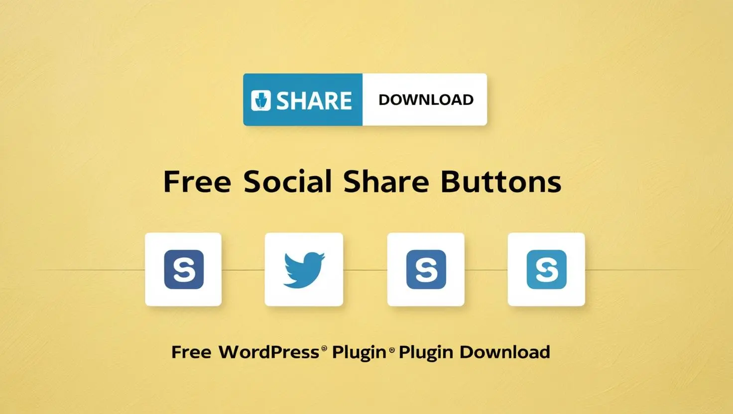 Social Share Buttons for WordPress Plugin free download