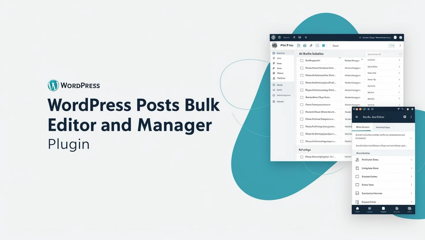 WOLF - WordPress Posts Bulk Editor and Manager Professional - Posts bulk edit plugin free download