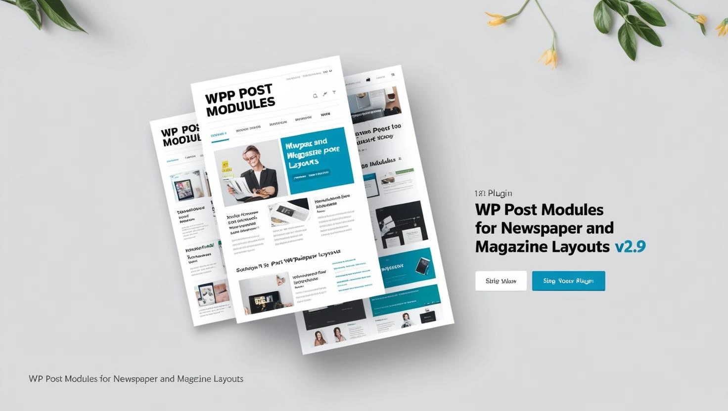 WP Post Modules for NewsPaper and Magazine Layouts v2.9 plugin free download