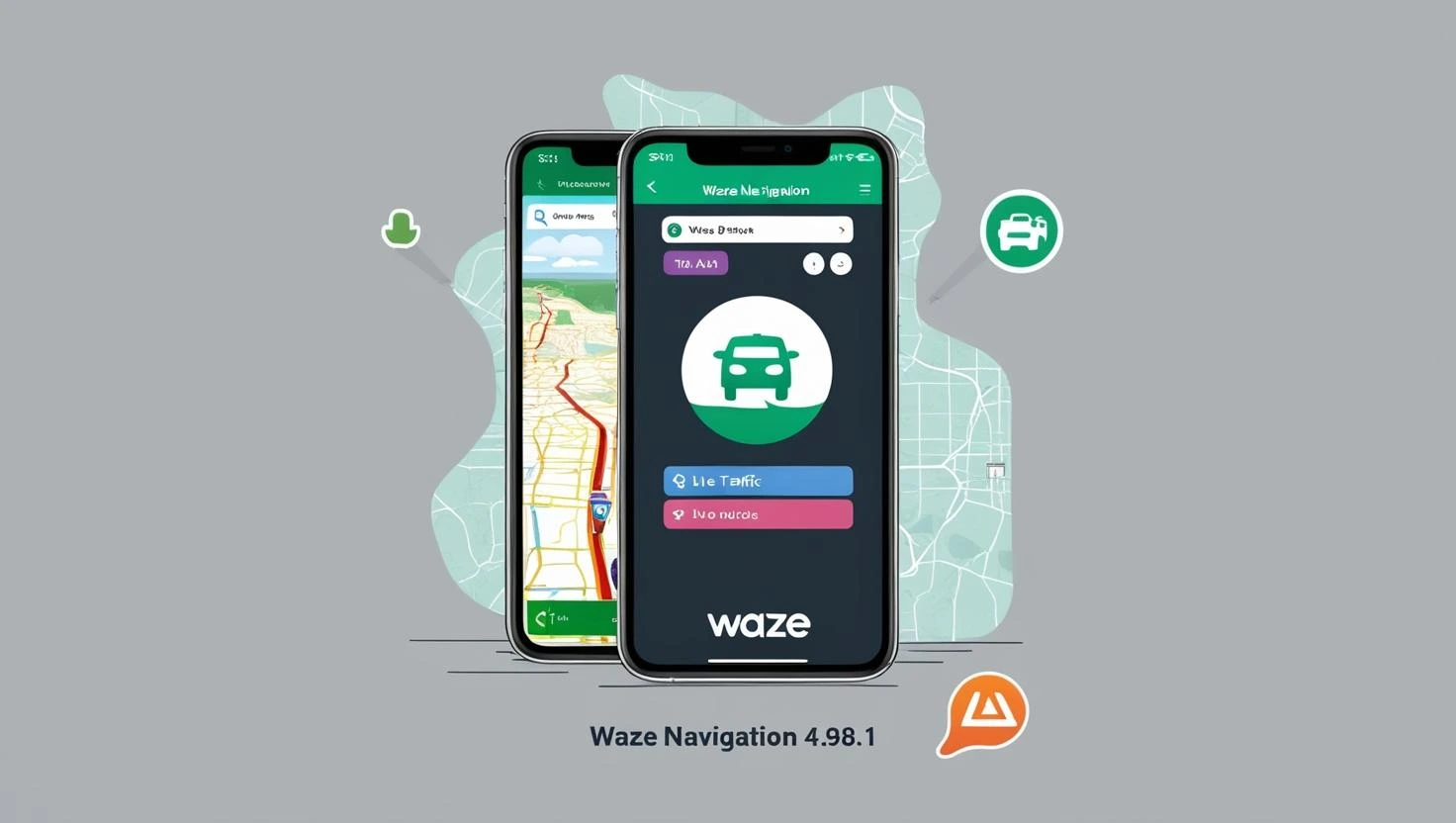 Waze Navigation & Live Traffic v4.98.0.1 RC Premium Mod Apk free download