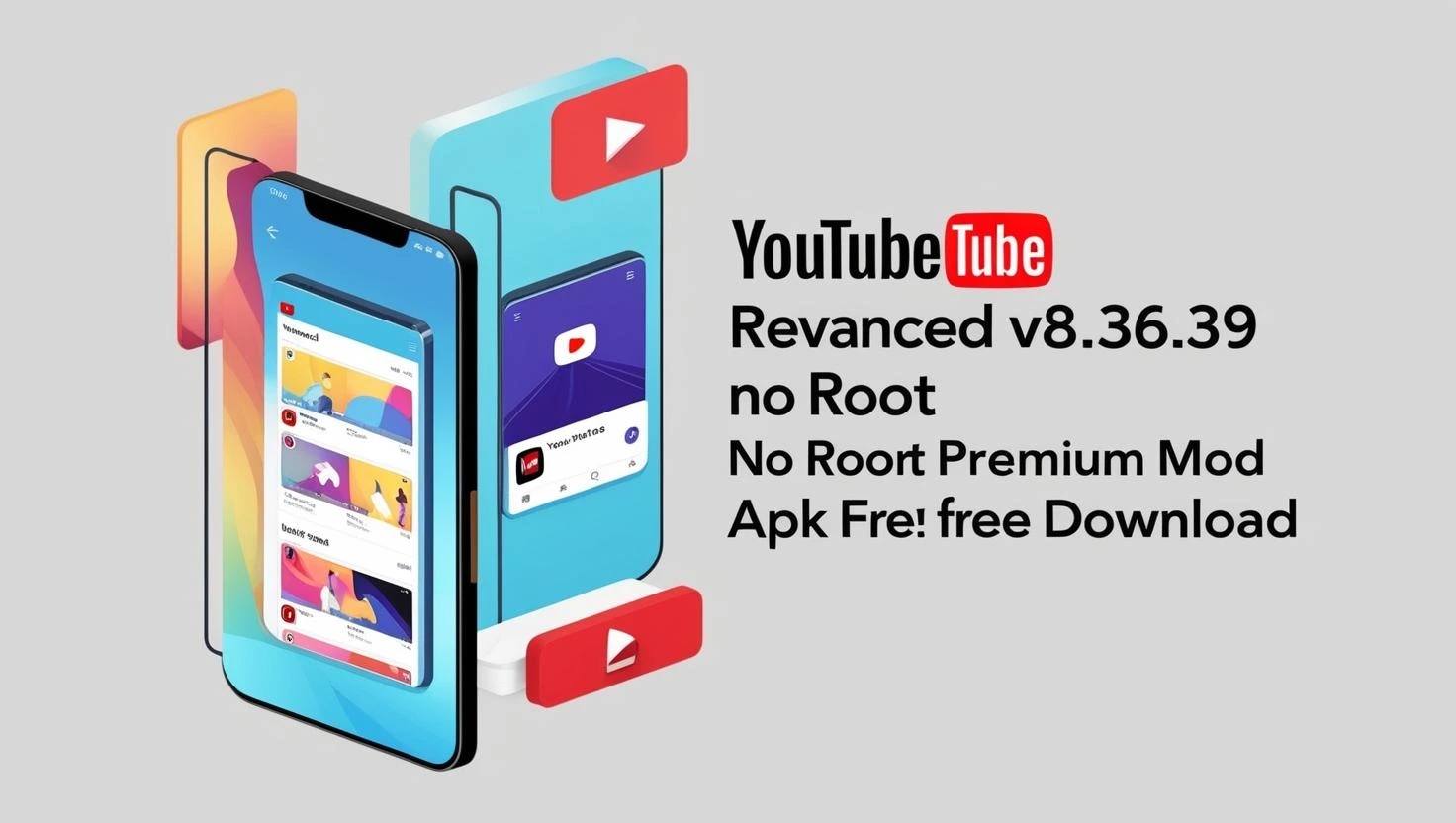 YouTube ReVanced Extended v18.36.39 No Root Premium Mod Apk free download