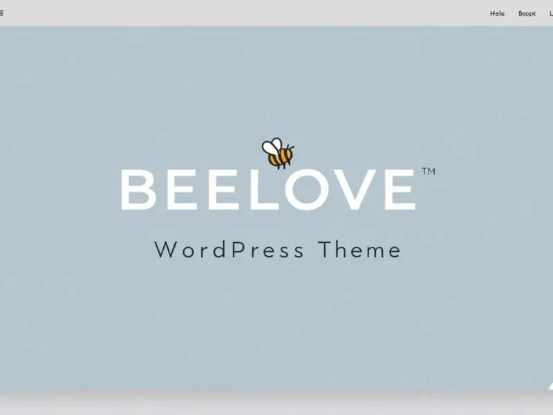 beelove WordPress theme free download