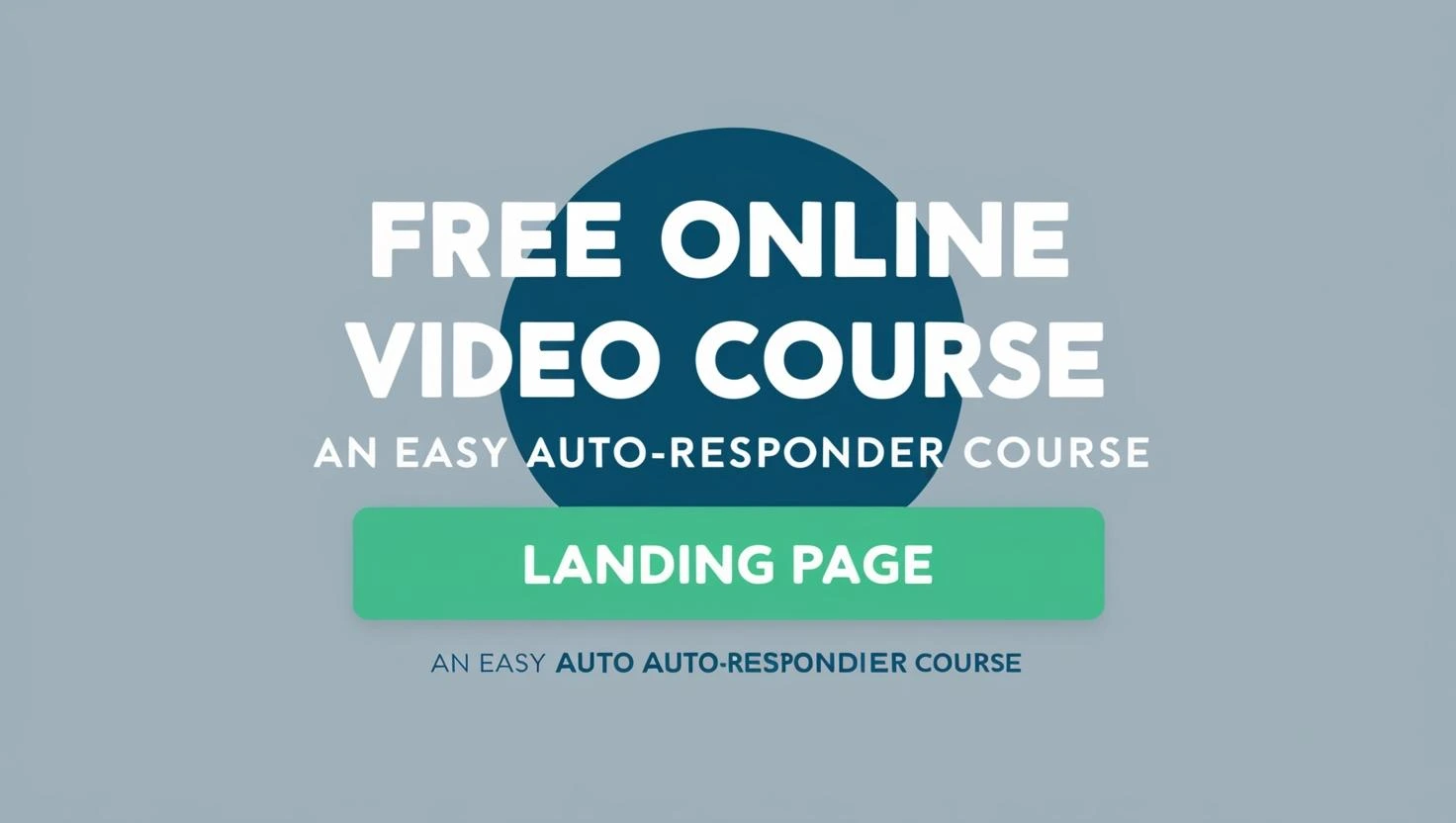 easy auto respond video course free download