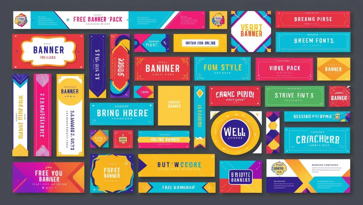 easy banner maker graphic pack free download