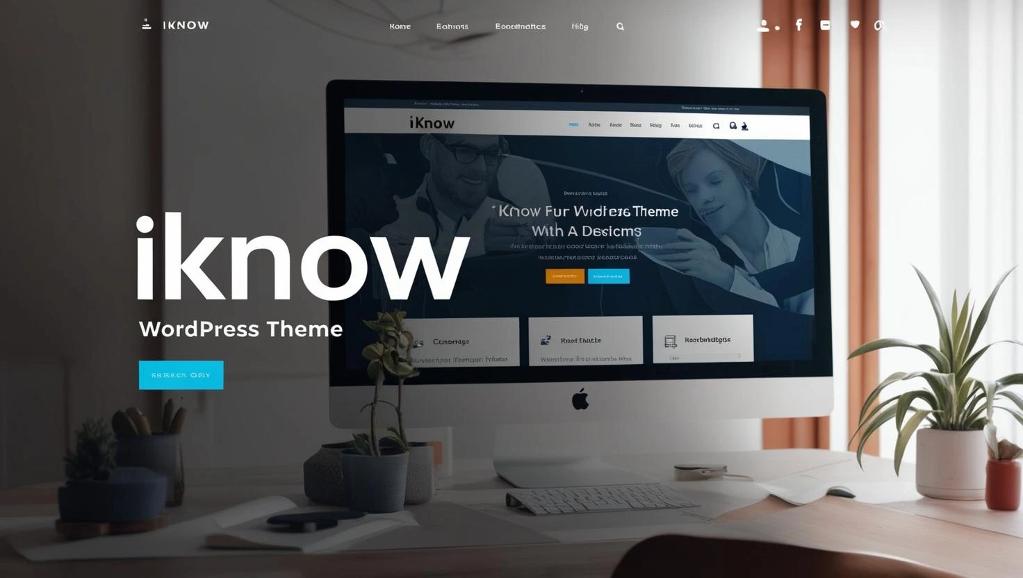 iKnow - Personal Portfolio WordPress Theme free download