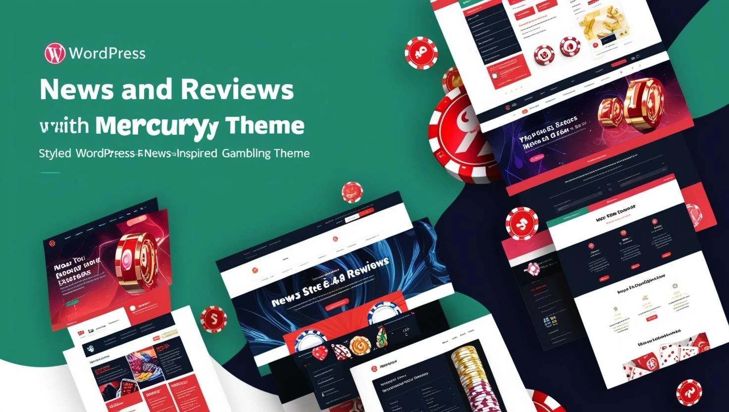 mercury-gamblingtheme-news-reviews WordPress theme free download