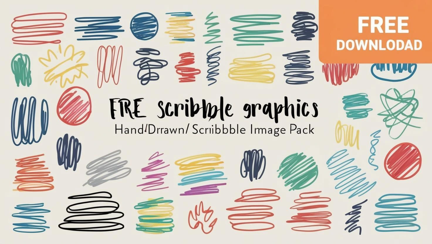 sales page scribble graphic pack free download