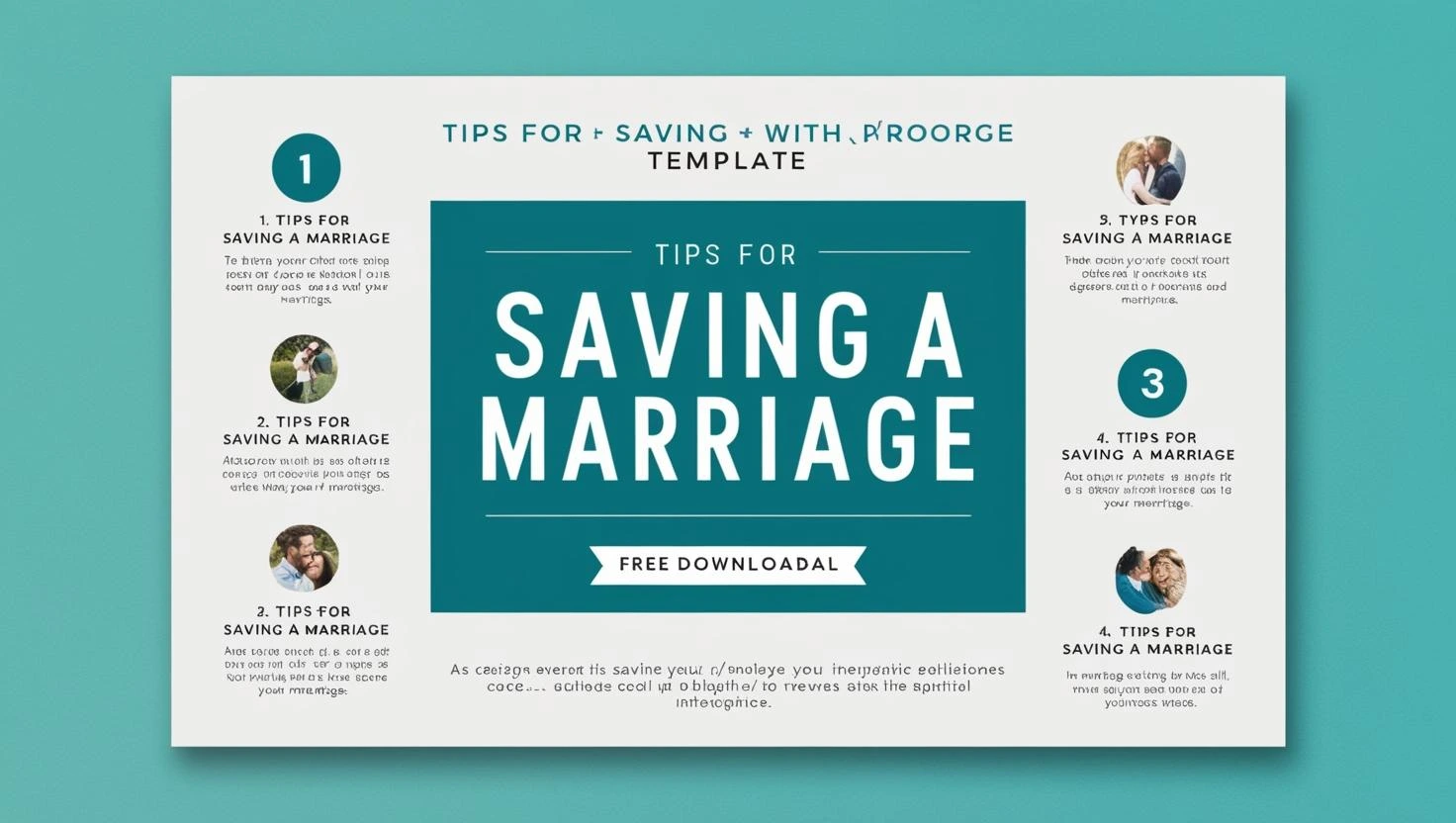 saving marriage template free download