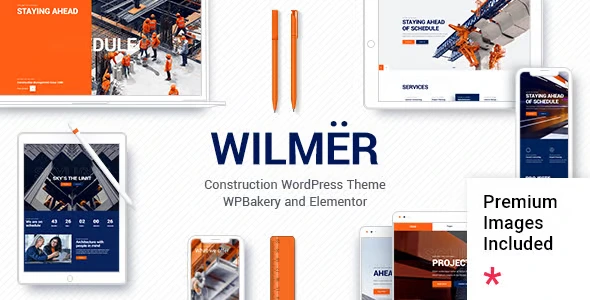 Wilmer Construction wordpress Theme Free Download