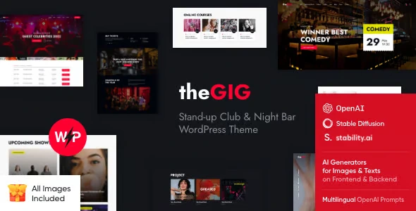 The Gig wordpress Theme Free Download