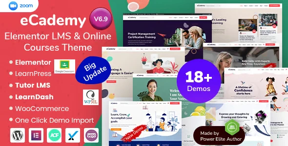 eCademy wordpress Theme Free Download