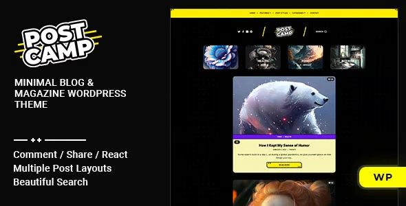 Postcamp WordPress Theme Free Download 