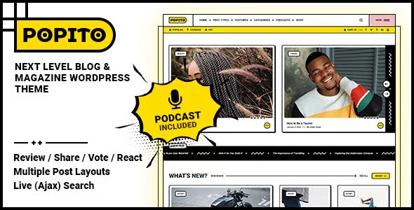 Popito WordPress Theme Free Download