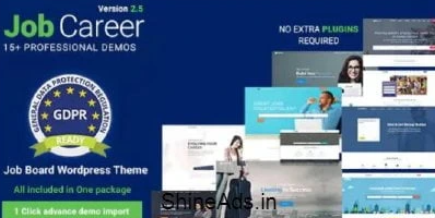 JobCareer WordPress Theme Free Download