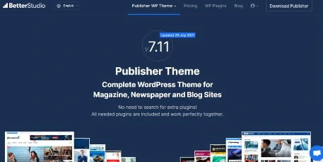 Publisher wordpress Theme Free Download