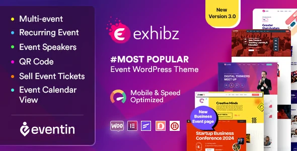 Exhibz wordpress Theme Free Download